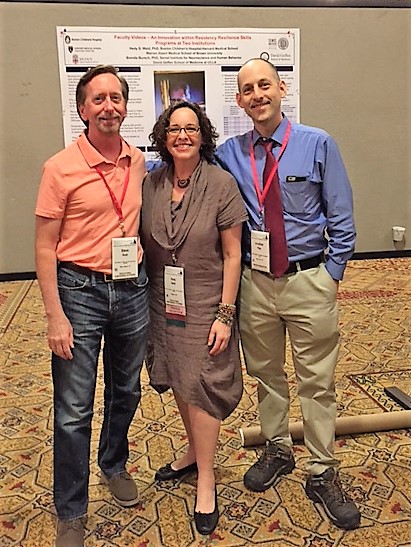 Dr. Wald with colleagues Dr. Huot (left) from Yale, and Dr. Ripp (right) from Mt. Sinai at the Poster Session at the 2018 ACGME Annual Educational Conference.